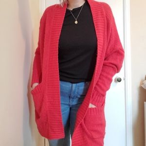 Aerie fuzzy cardigan